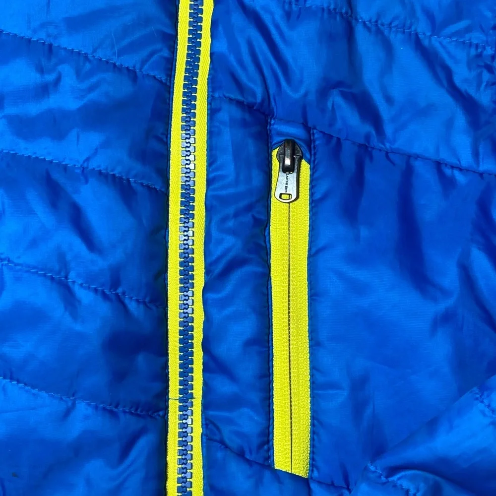 Land’s End Coat Blue Puffer Jacket Small Child’s Girl Boy 4